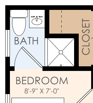 One Bedroom One Bath
